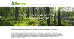 Desktop Screenshot of cycleenergy.com